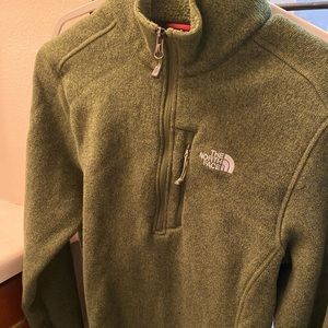 TNF Green 1/4 Zip